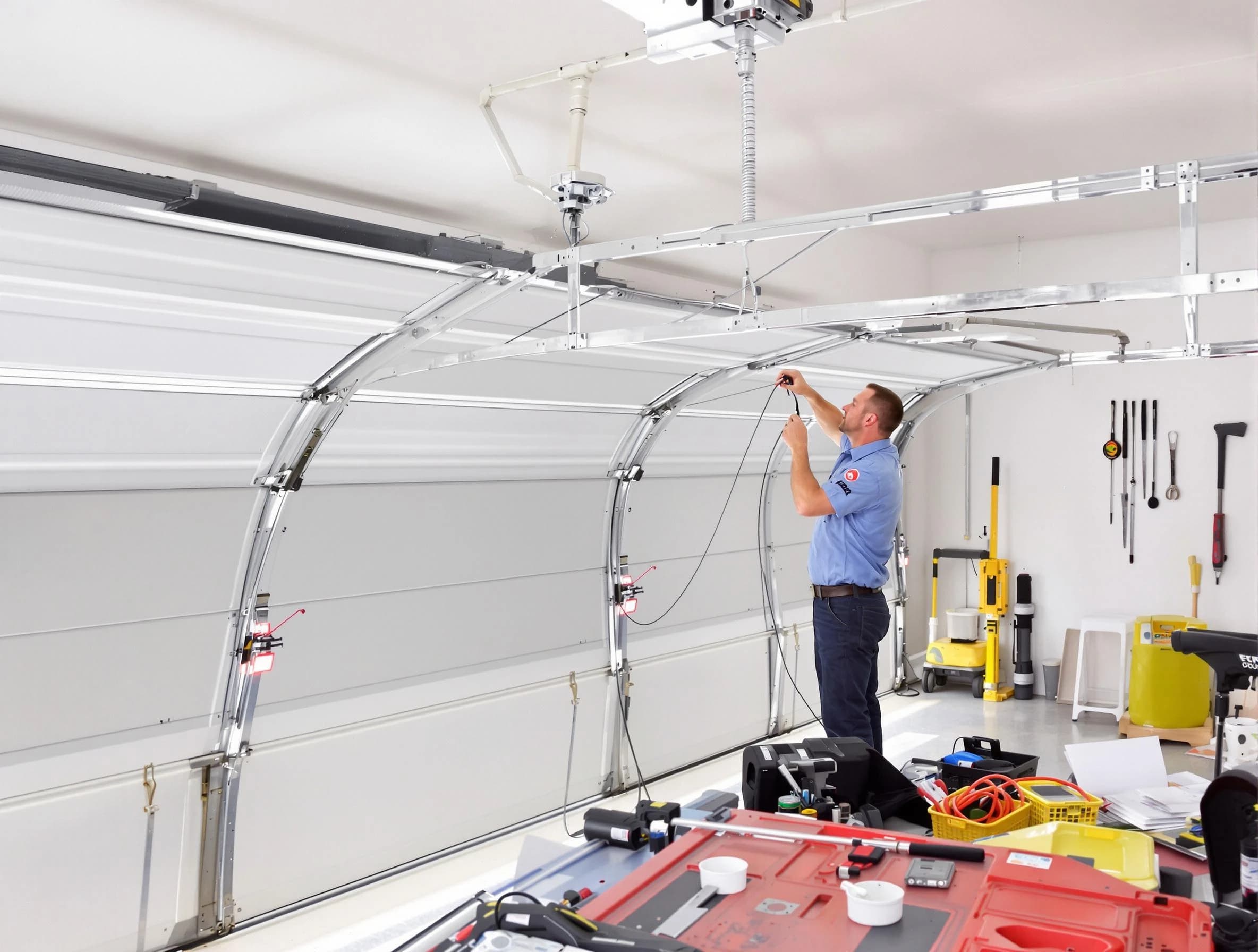 Garage door cable repair service by Snyderville Garage Door Repair in Snyderville