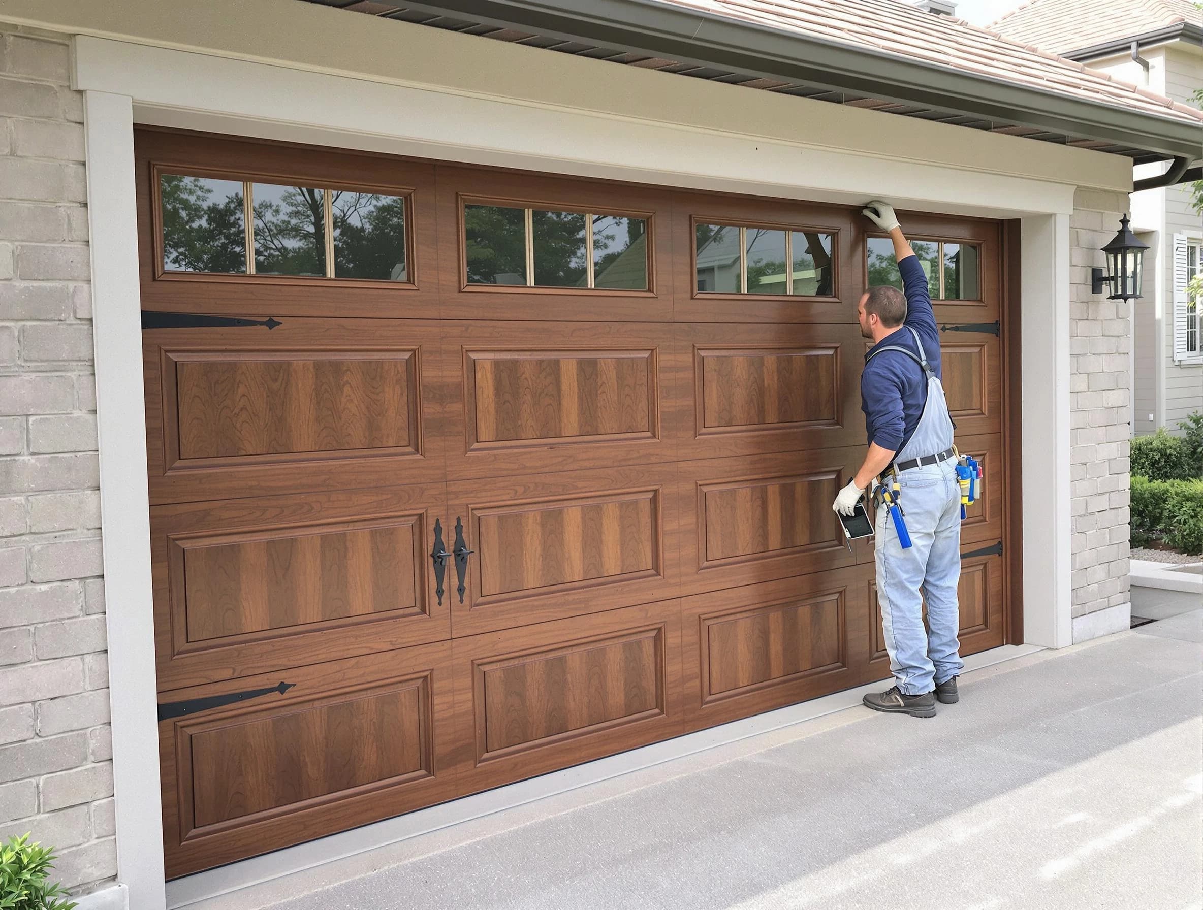 Custom garage door showcase by Snyderville Garage Door Repair in Snyderville