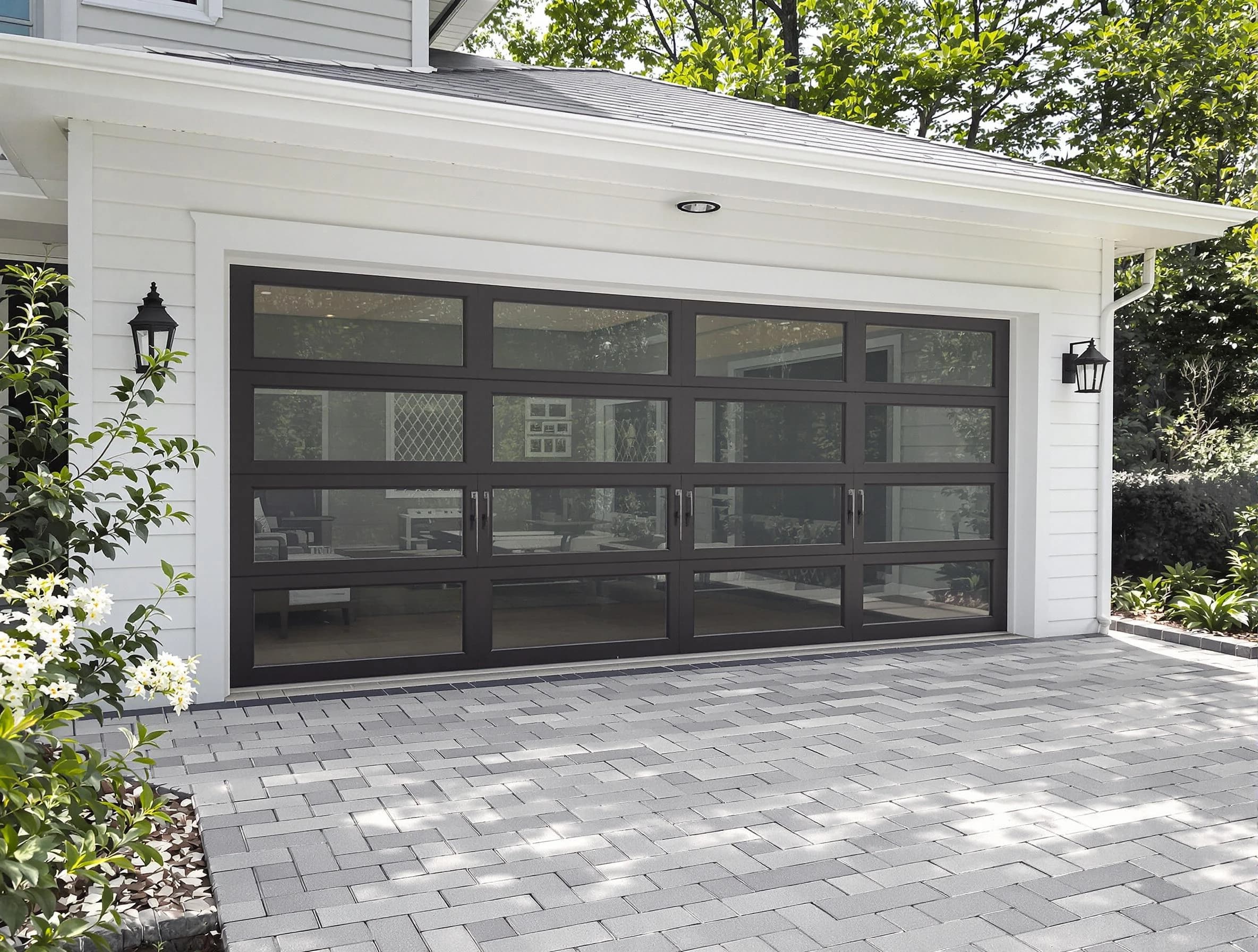 Snyderville Garage Door Repair design specialist presenting custom garage door options to Snyderville homeowner