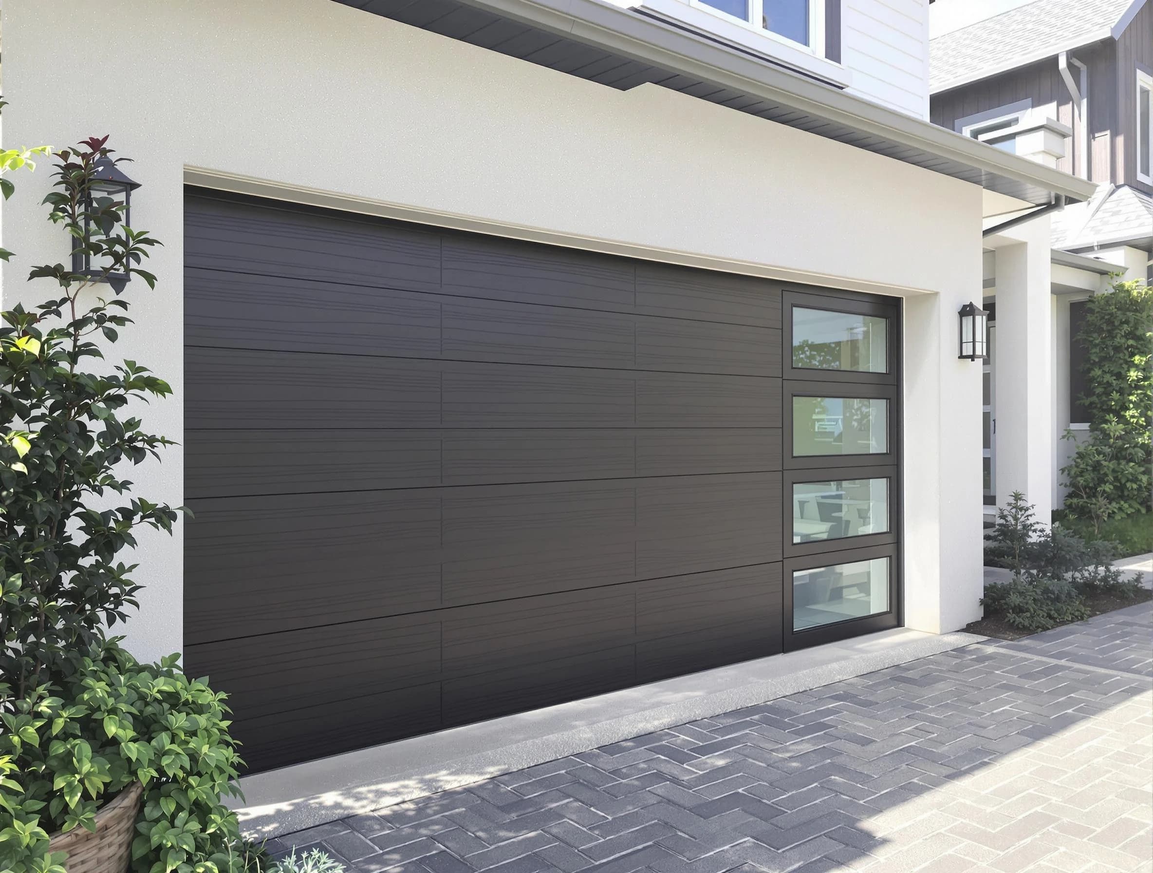 Custom garage door installation by Snyderville Garage Door Repair in Snyderville