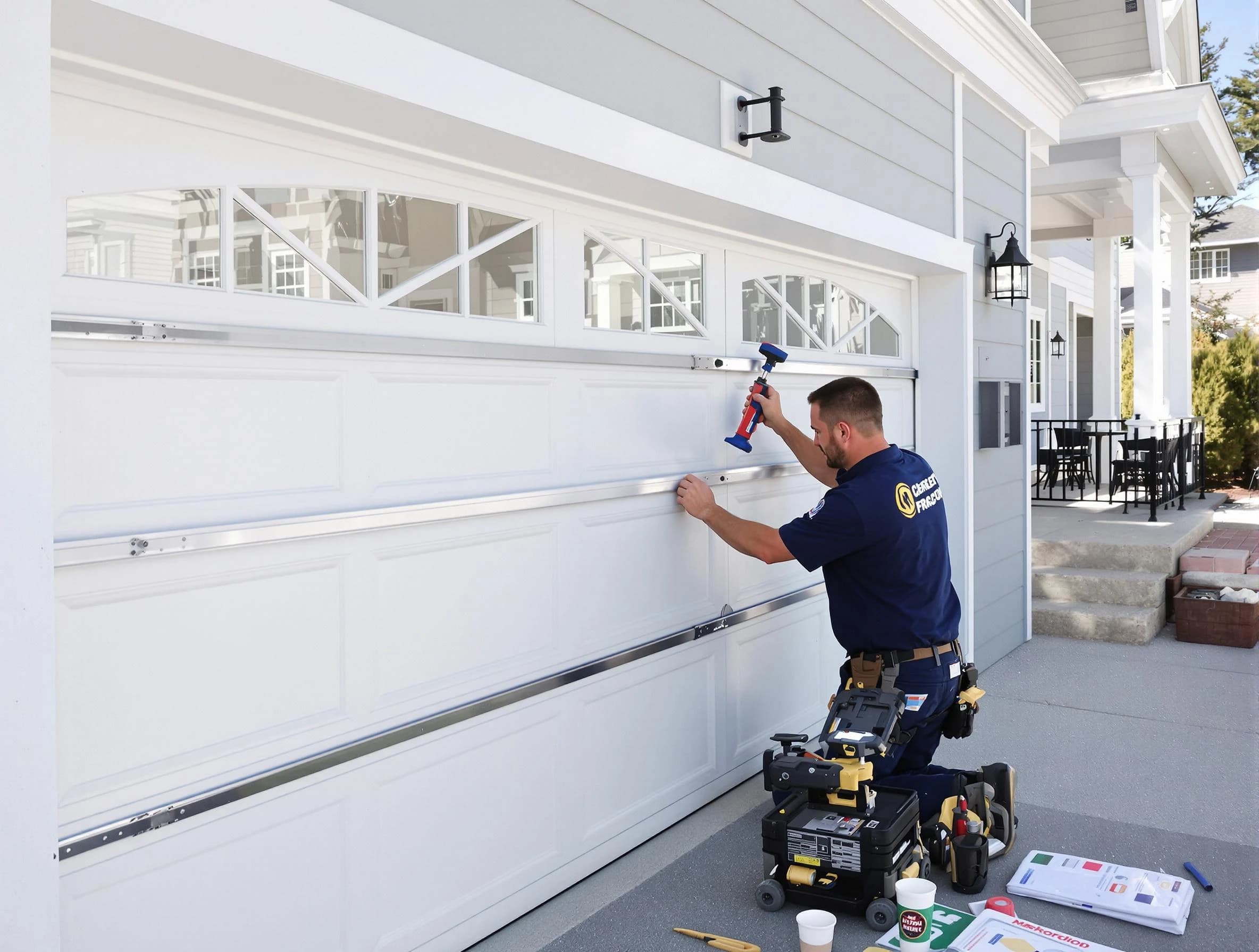 Professional garage door installation by Snyderville Garage Door Repair in Snyderville