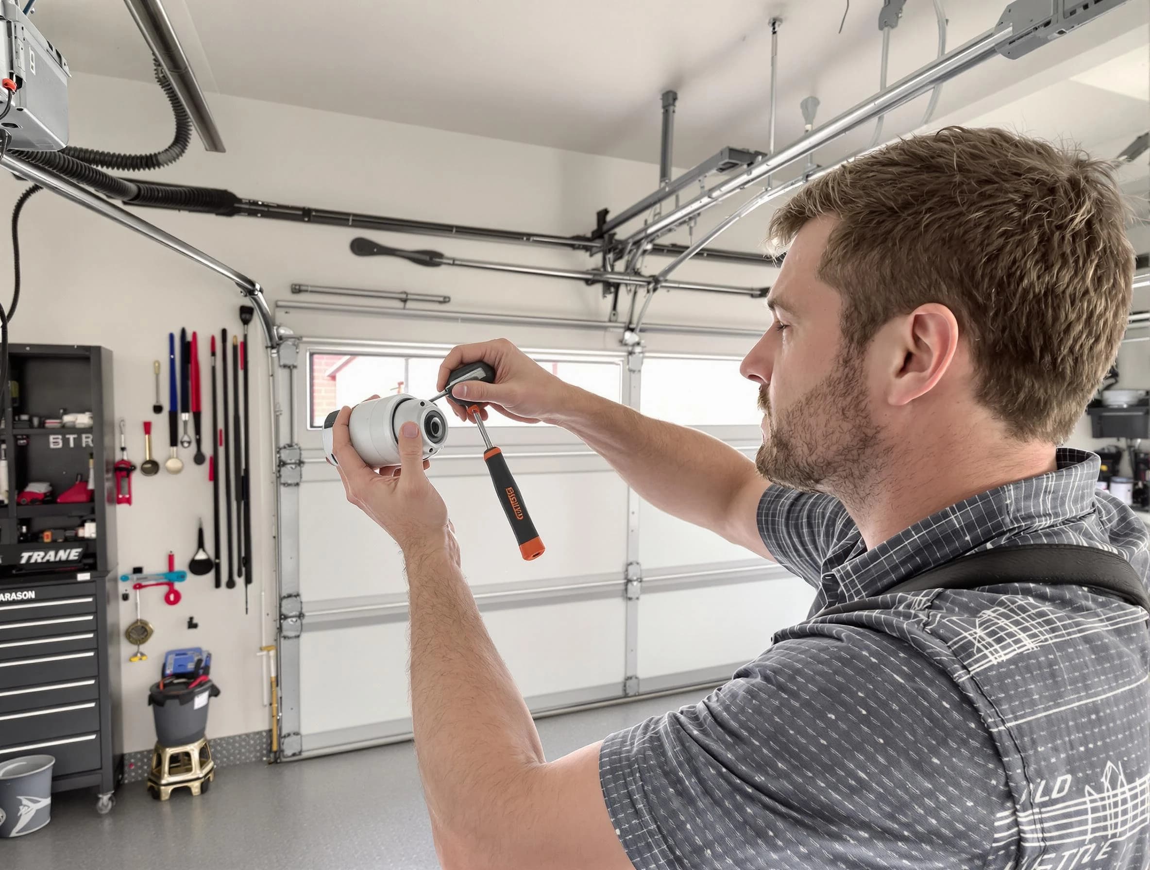 Garage door opener repair service by Snyderville Garage Door Repair in Snyderville