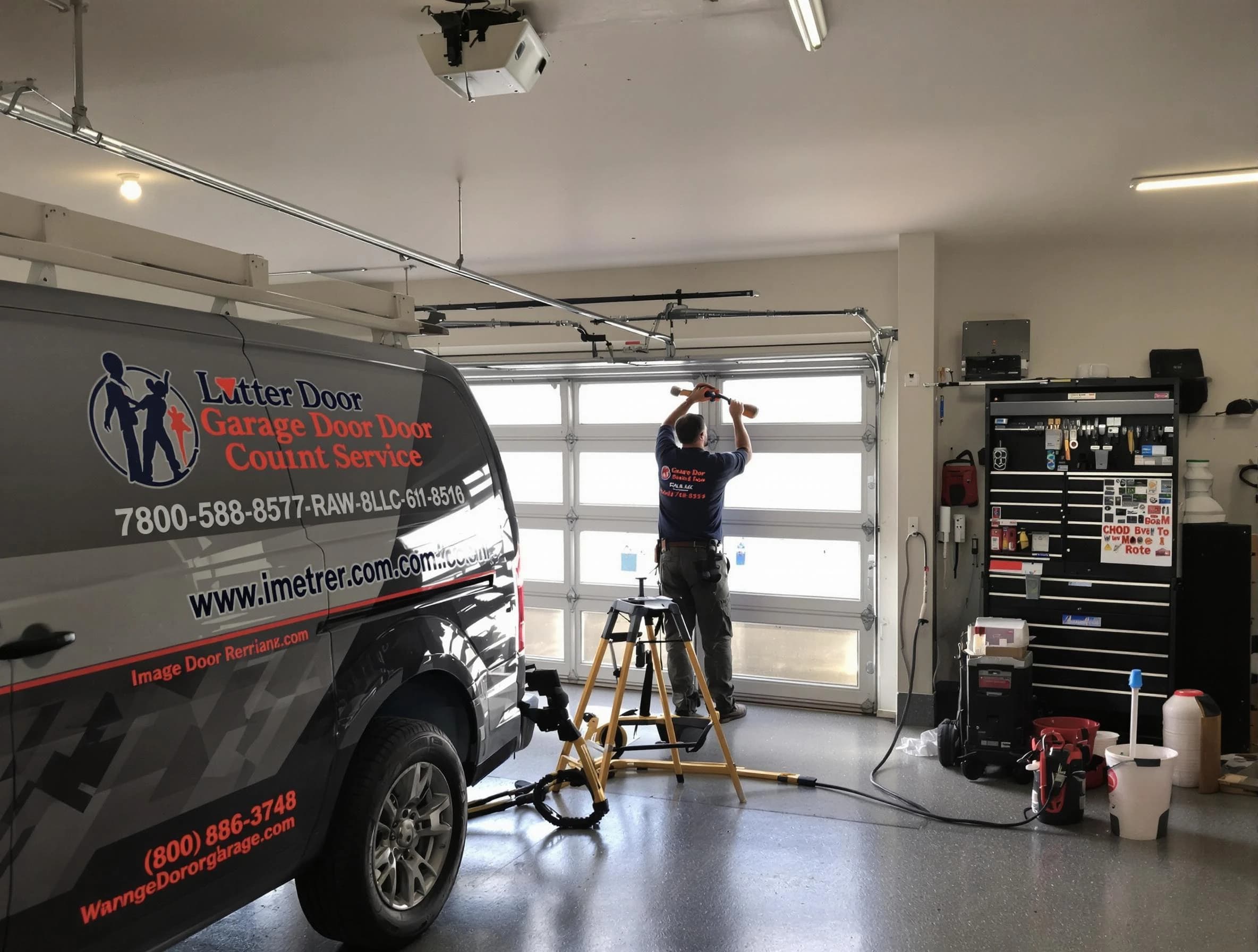 Snyderville Garage Door Repair rapid response team performing same-day repair in Snyderville