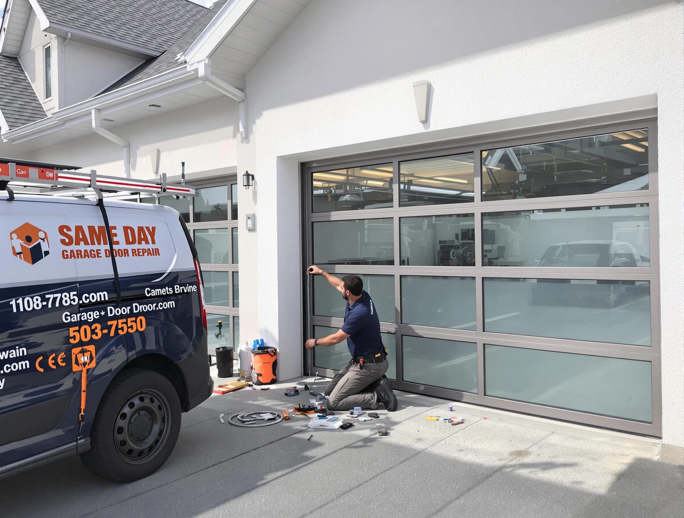 Same-day garage door repair service by Snyderville Garage Door Repair in Snyderville