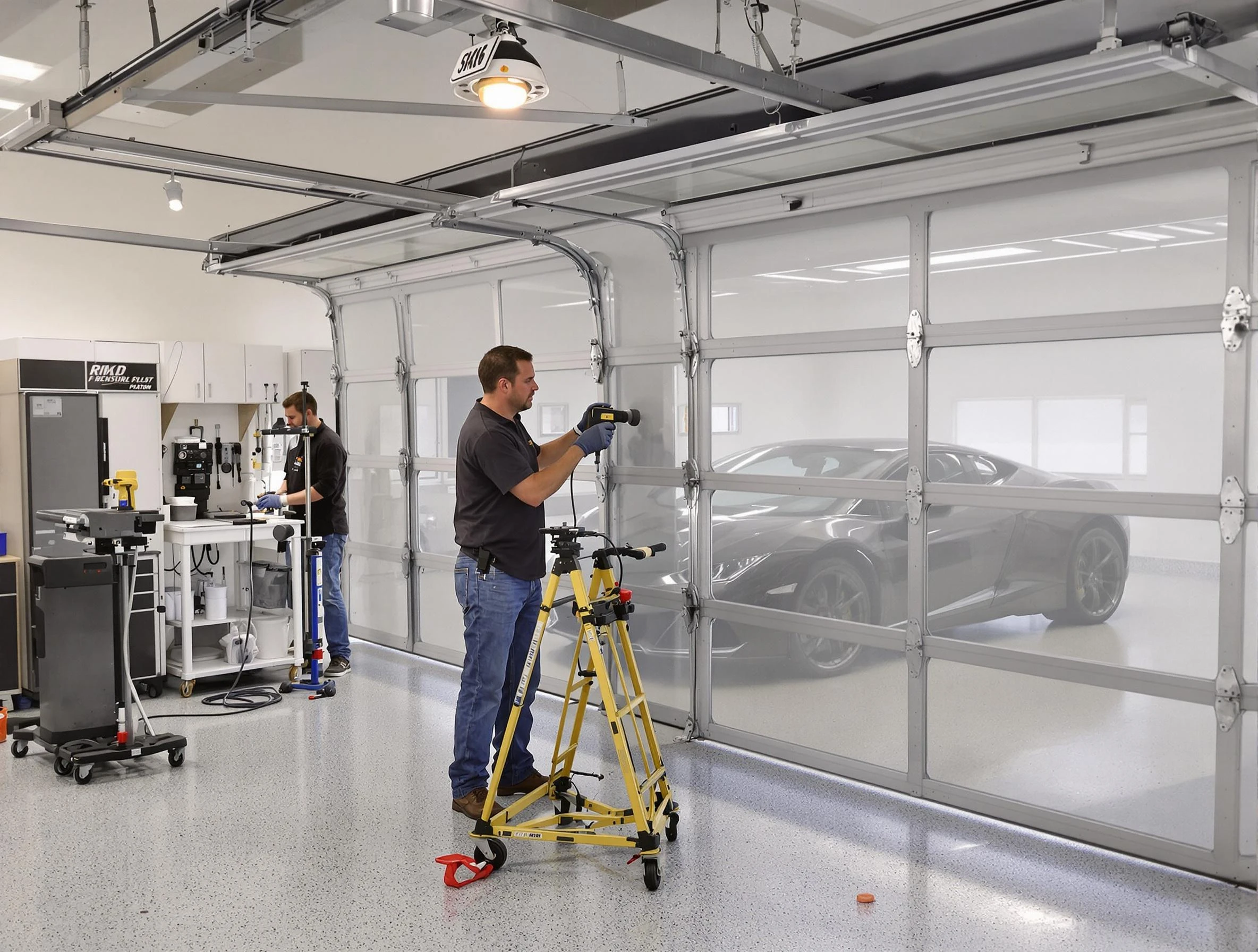 Garage Door Dents Repair in Snyderville