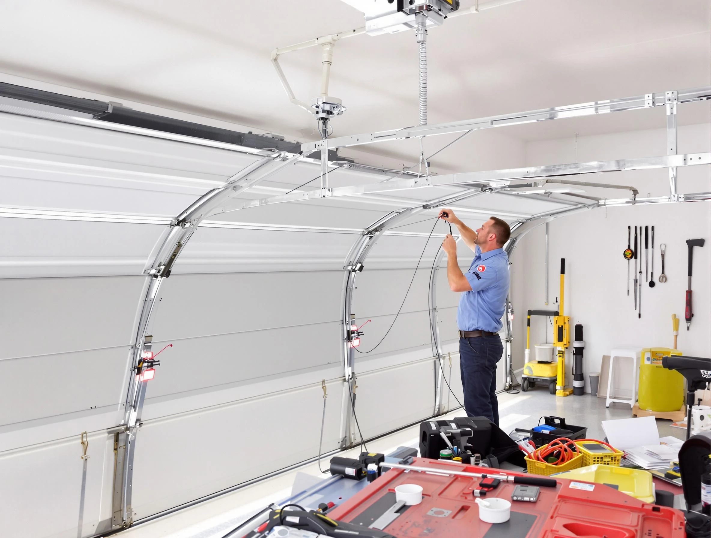Garage door cable repair service by Snyderville Garage Door Repair in Snyderville