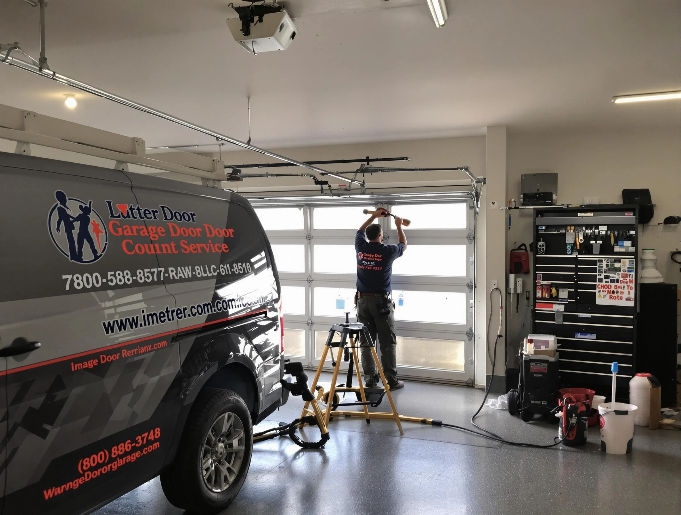 Snyderville Garage Door Repair rapid response team performing same-day repair in Snyderville