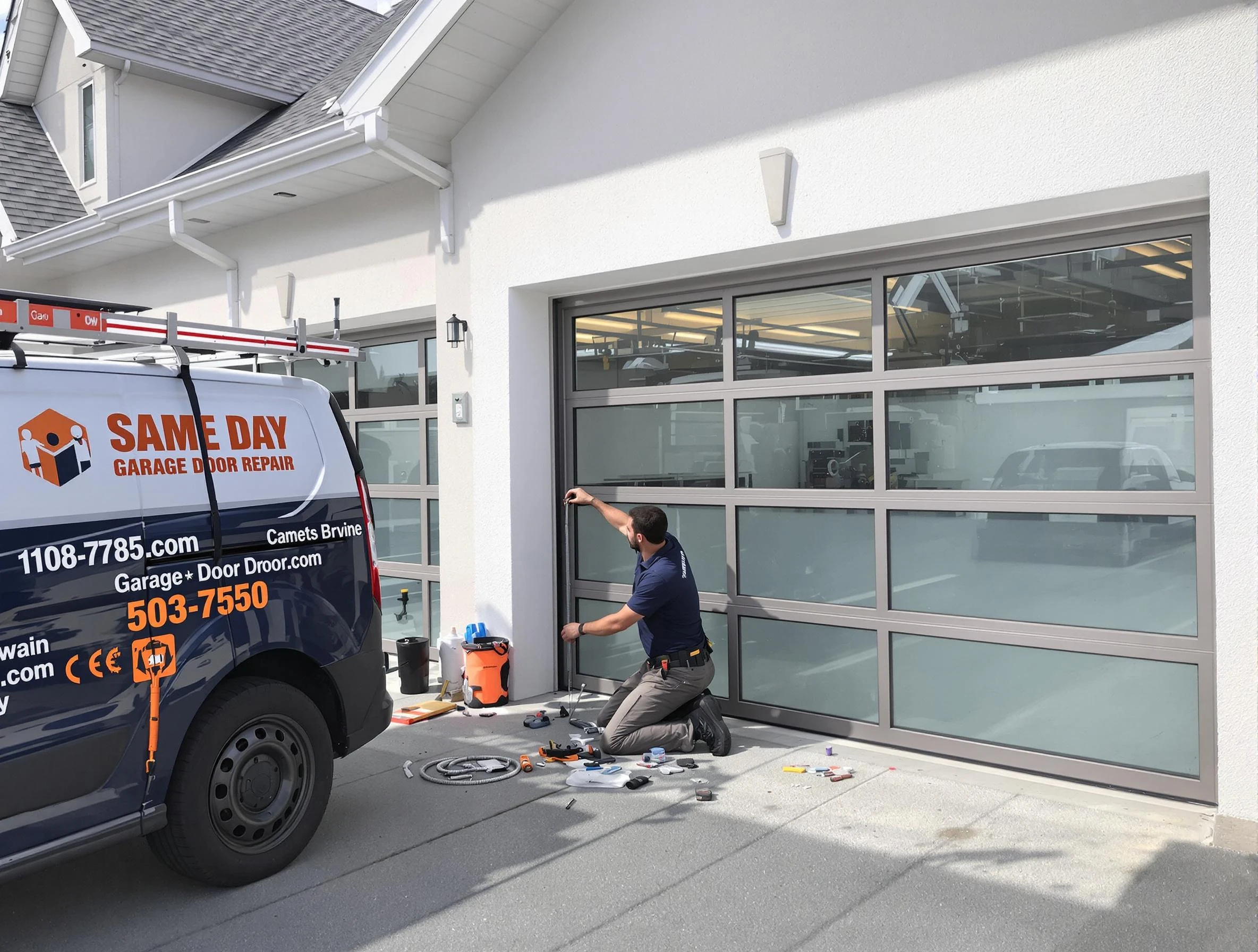 Same-day garage door repair service by Snyderville Garage Door Repair in Snyderville